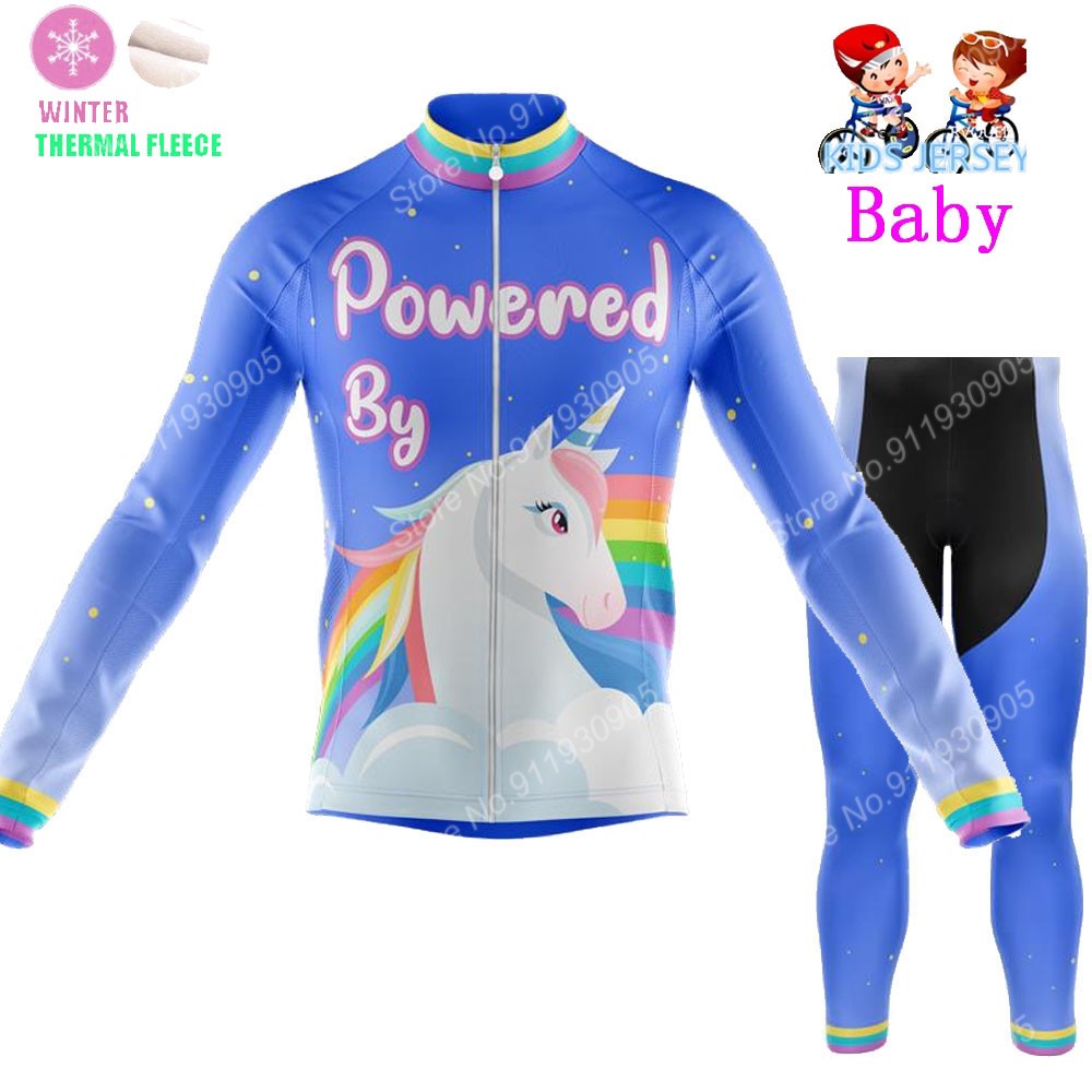 Winter Clothing Men Sale - 2022 Kids Unicorn Cycling Jersey Winter