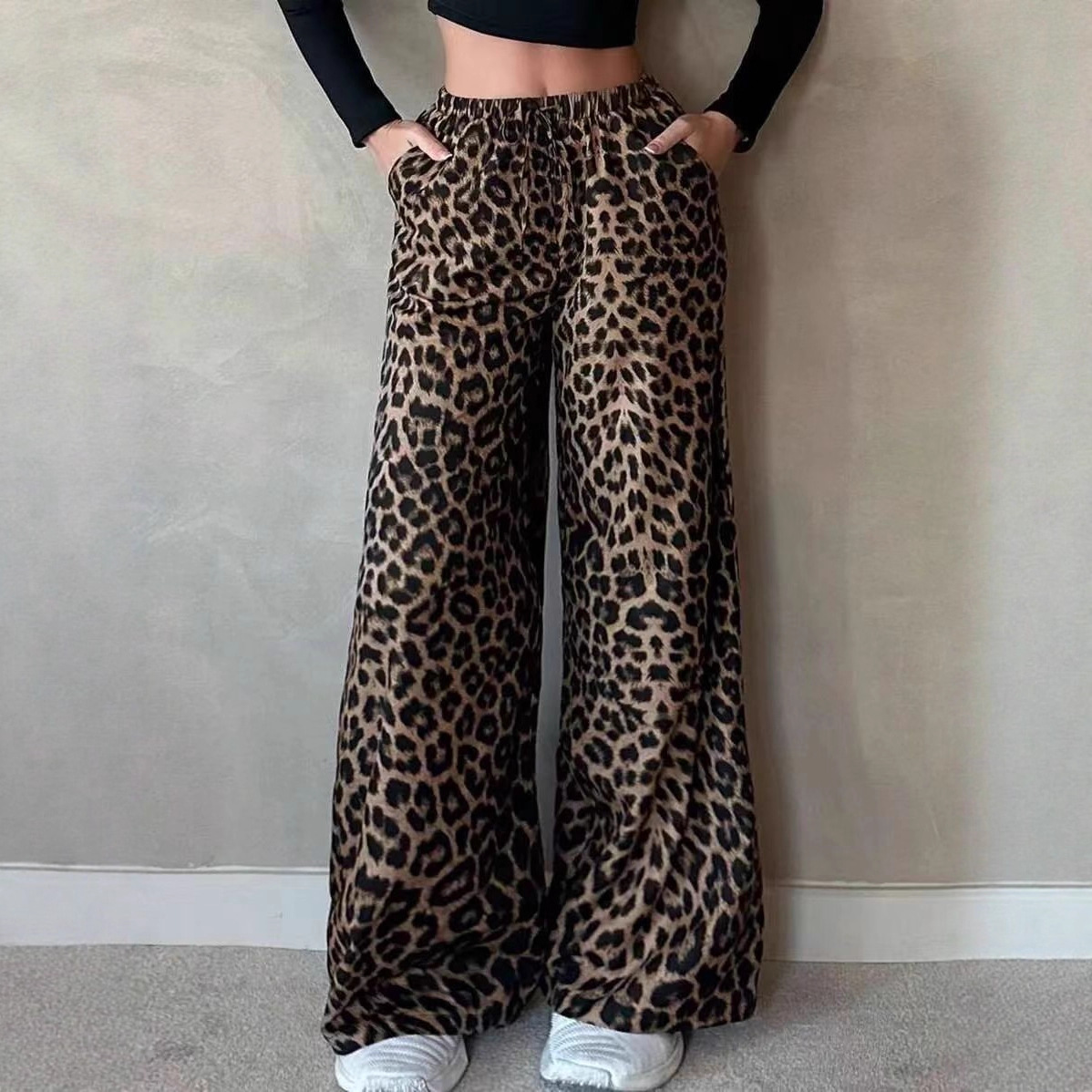 Winter Clothing Offer - High Waist Wide Leg Pants Women's