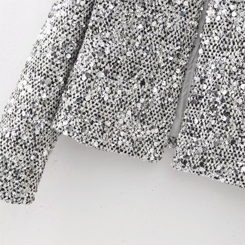 Party Club chic shiny Blazer s – Winter Clothing Dress Up recenzja i cena