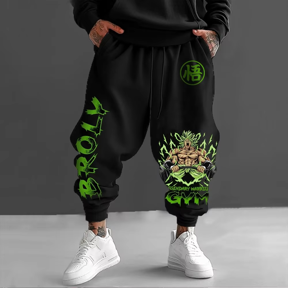 Dragon Ball Men's Pants Sports – Y2K Winter Clothing recenzja i cena