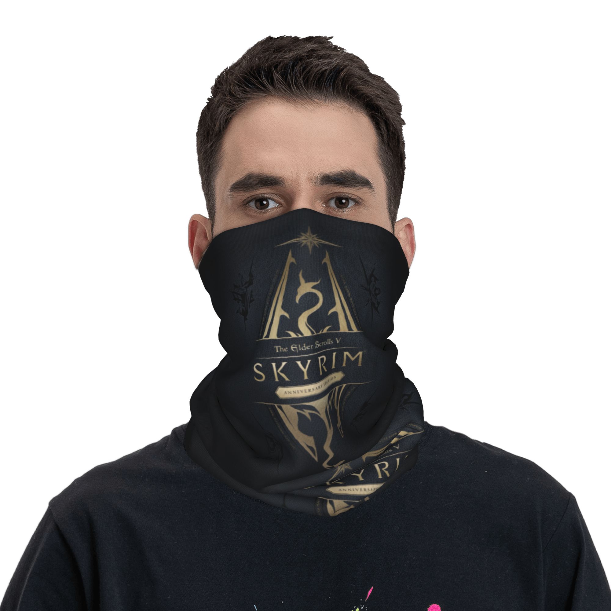 Custom Skyrim Logo Bandana Win – Neck Gaiter Fleece recenzja i cena