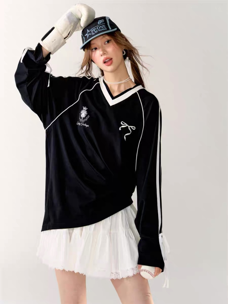 HOUZHOU Vintage Y2k Women Spor – Winter Clothing Aesthetic recenzja i cena