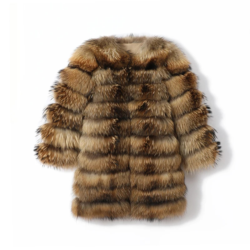 QUEENTINA Real Fox Fur Coat Wi – Winter Clothing Offer recenzja i cena