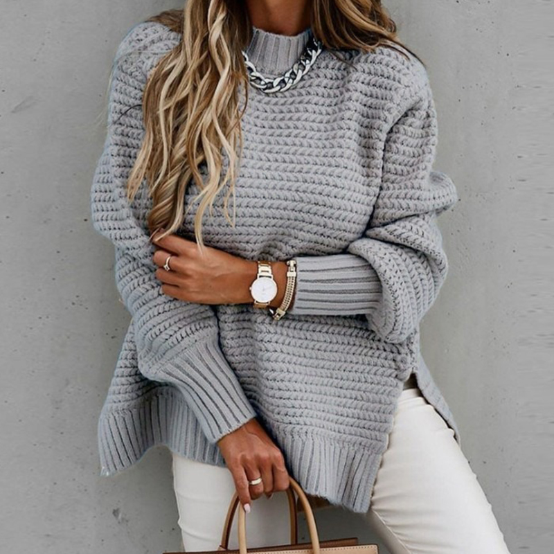 2024 New Loose Split Knitted L – Winter Clothing Factory Outlet recenzja i cena