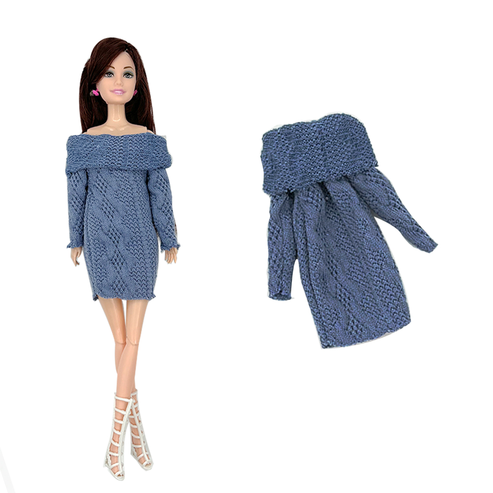 4PCS Fashion Sweater Dresses f – Winter Clothing Dress Up recenzja i cena