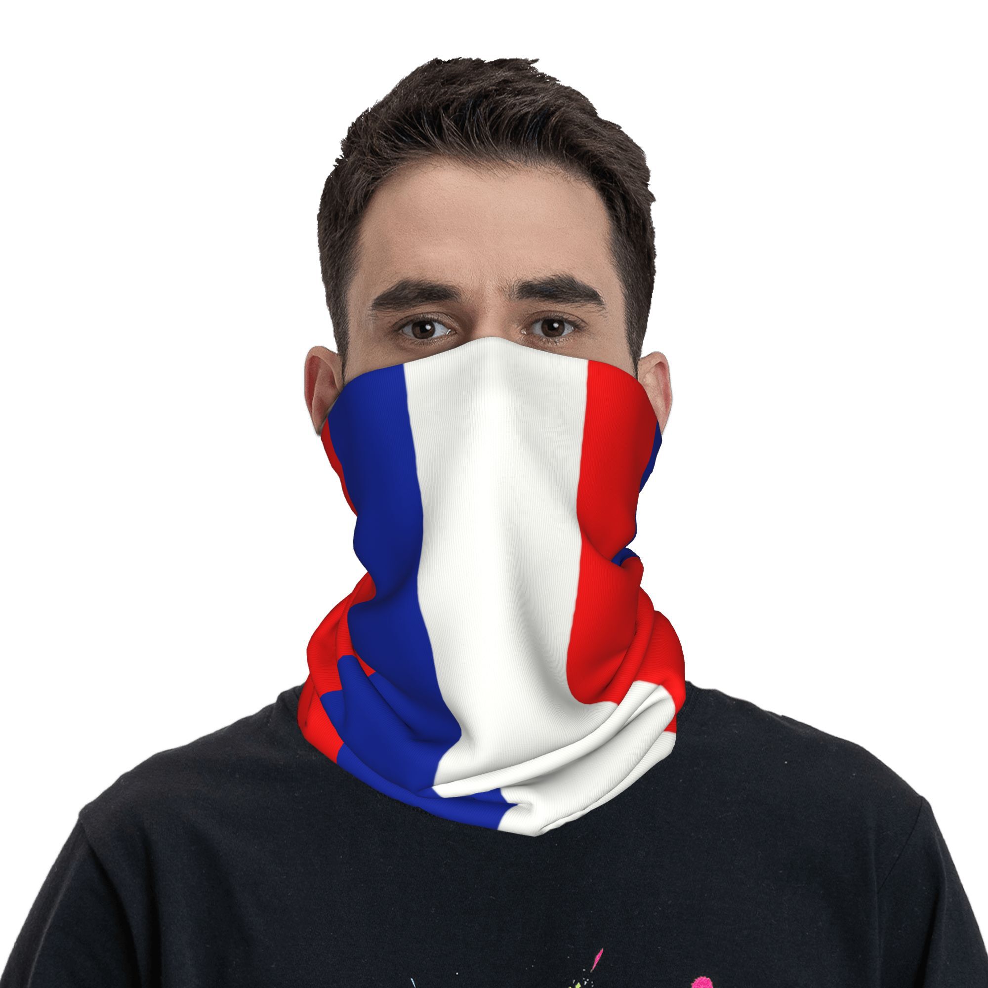 Custom French Flag France Band – Neck Gaiter Fleece recenzja i cena
