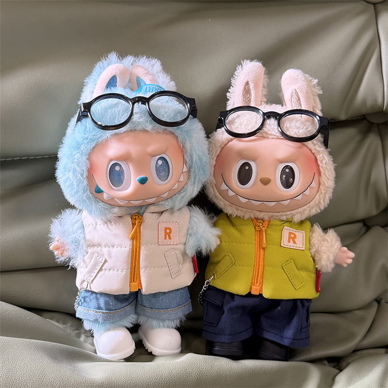 For 15 17cm Labubu Doll Down J – Winter Clothing Outfits recenzja i cena