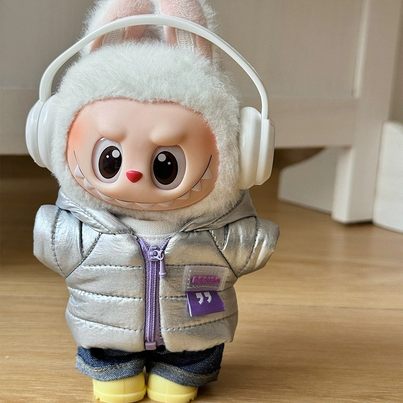 For 15 17cm Labubu Doll Down J – Winter Clothing Outfits recenzja i cena