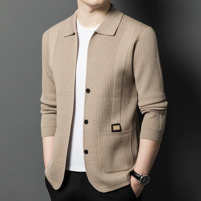 High-Quality Men's Knitted Car – Quality Winter Clothing recenzja i cena
