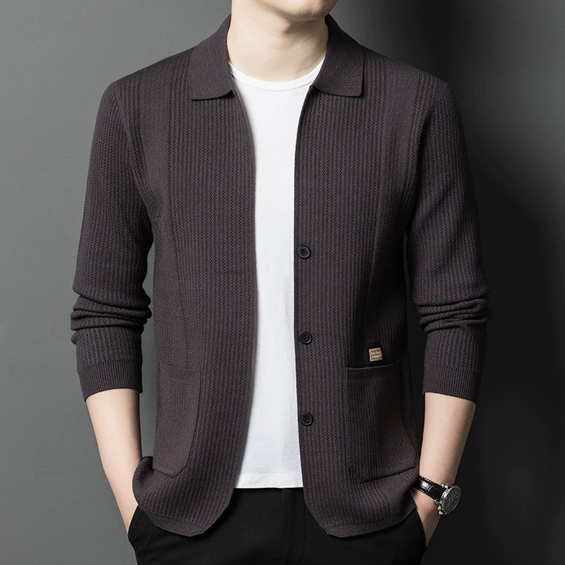 High-Quality Men's Knitted Car – Quality Winter Clothing recenzja i cena
