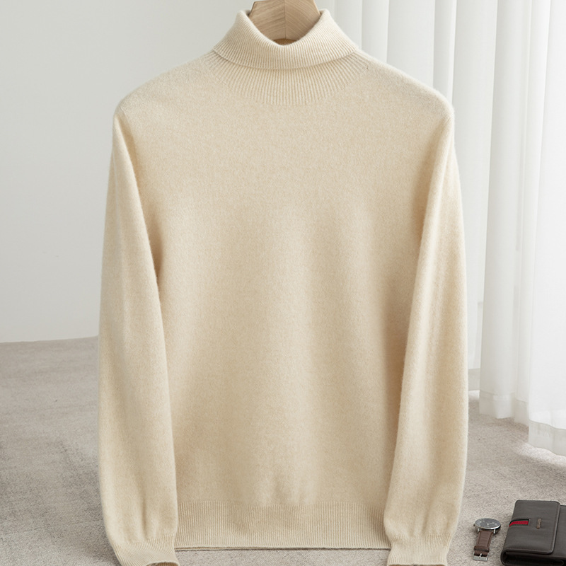 Men Wool Sweater Turtleneck Kn – Winter Clothes Shop recenzja i cena
