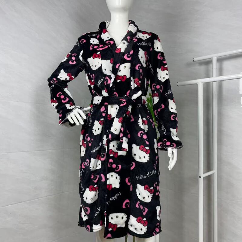 Nightgown Hello Kitty New Autu – Winter Clothes Shop recenzja i cena