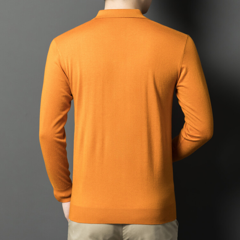 Men's pullover sweater with V- – Quality Winter Clothing recenzja i cena