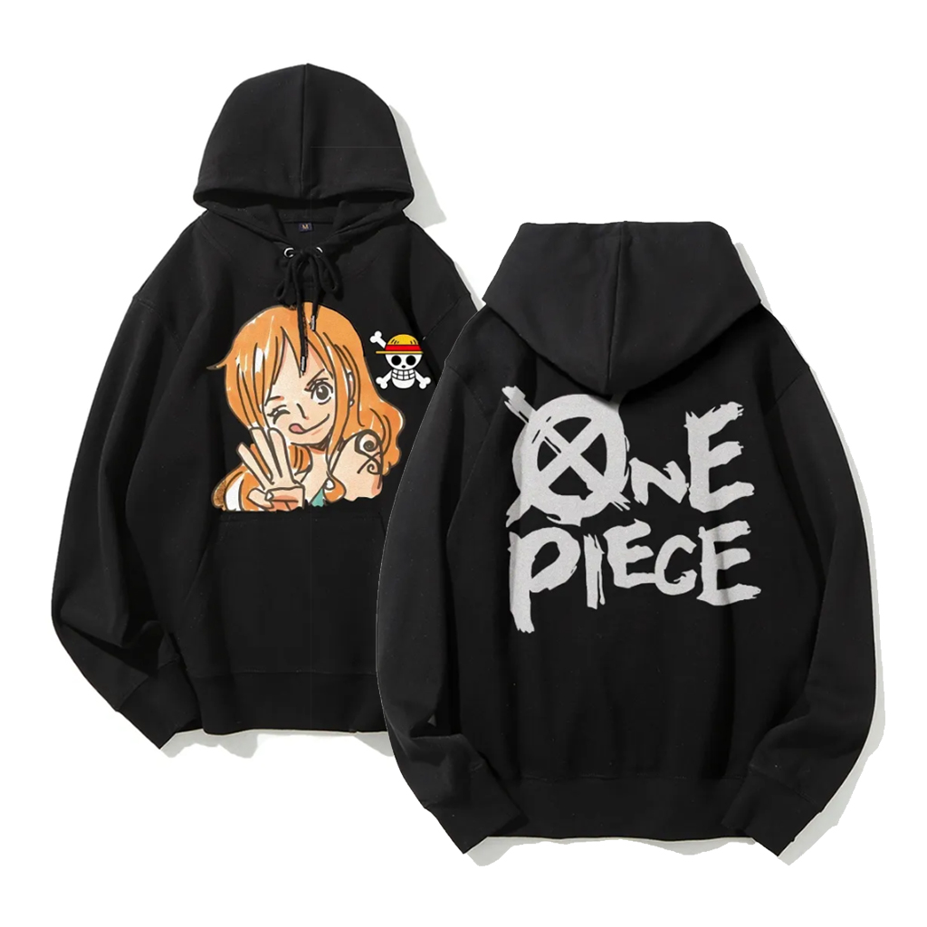 One Piece Nami Anime Hoodie Me – Y2K Winter Clothing recenzja i cena
