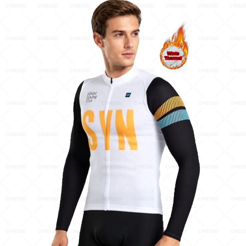 Long Sleeve Bike Shirt Winter  – Winter Clothing Men Sale recenzja i cena