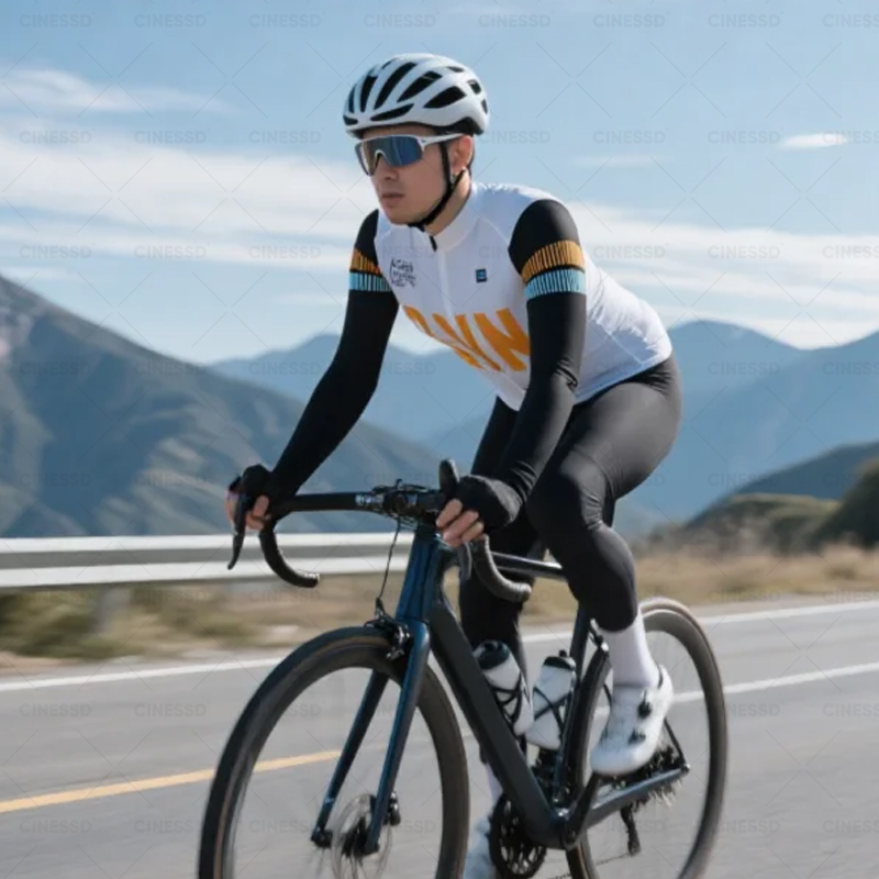Long Sleeve Bike Shirt Winter  – Winter Clothing Men Sale recenzja i cena