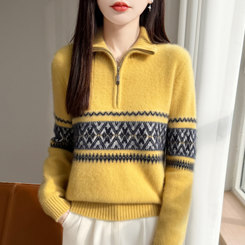 High Quality Women's Jacquard  – Quality Winter Clothing recenzja i cena