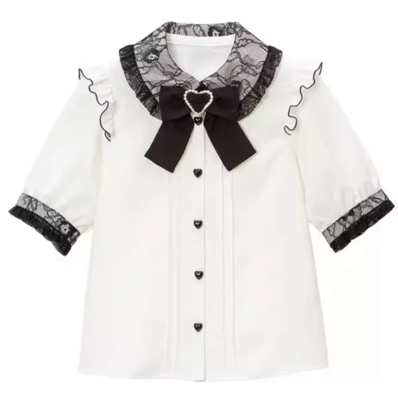 Kawaii Women Shirts Lolita Y2K – Y2K Winter Clothing recenzja i cena