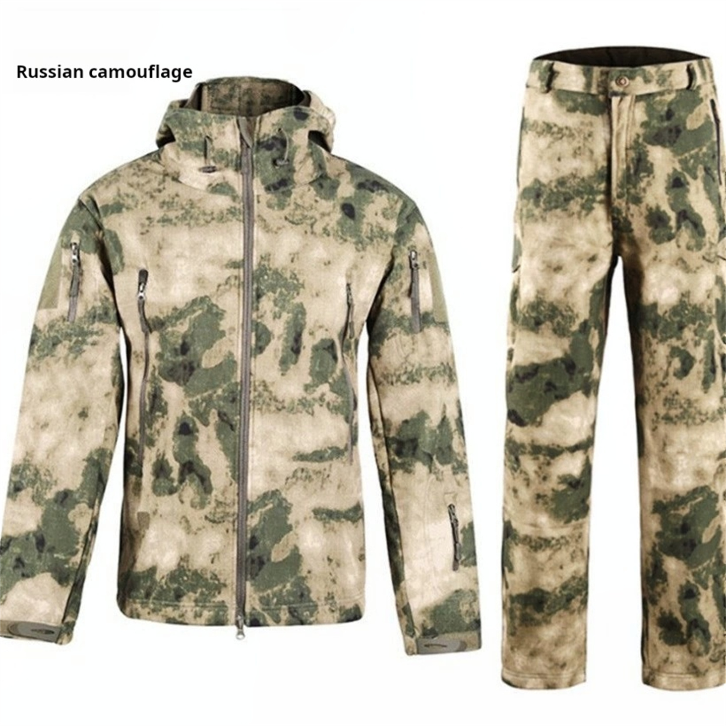 Men Women's Camouflage Hunting – Windproof Jacket Softshell recenzja i cena