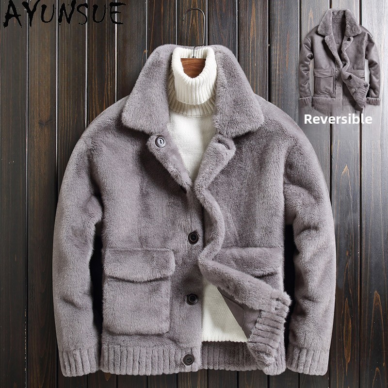 AYUNSUE Winter Faux Mink Fur M – Quality Winter Clothing recenzja i cena