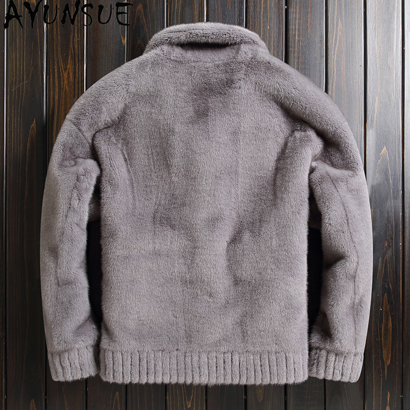 AYUNSUE Winter Faux Mink Fur M – Quality Winter Clothing recenzja i cena