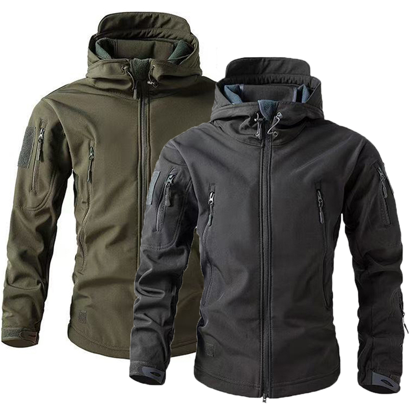 Men's Winter Autumn Warm Softs – Windproof Jacket Softshell recenzja i cena