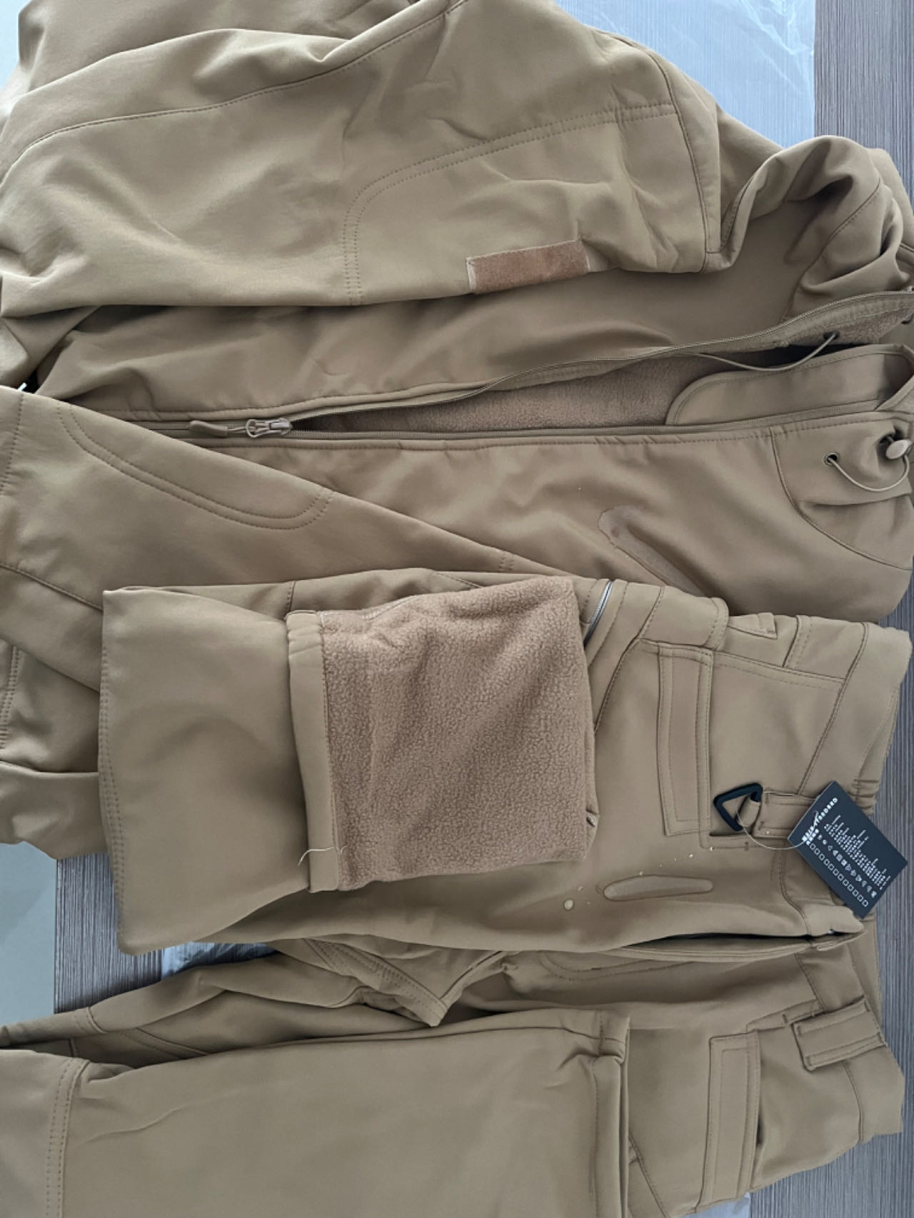 Men's Winter Autumn Warm Softs – Windproof Jacket Softshell recenzja i cena