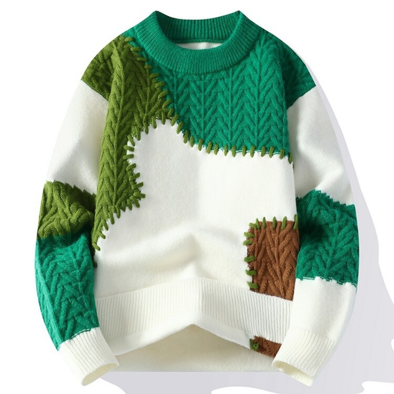 New Fashion Men O-Neck Pullove – Quality Winter Clothing recenzja i cena