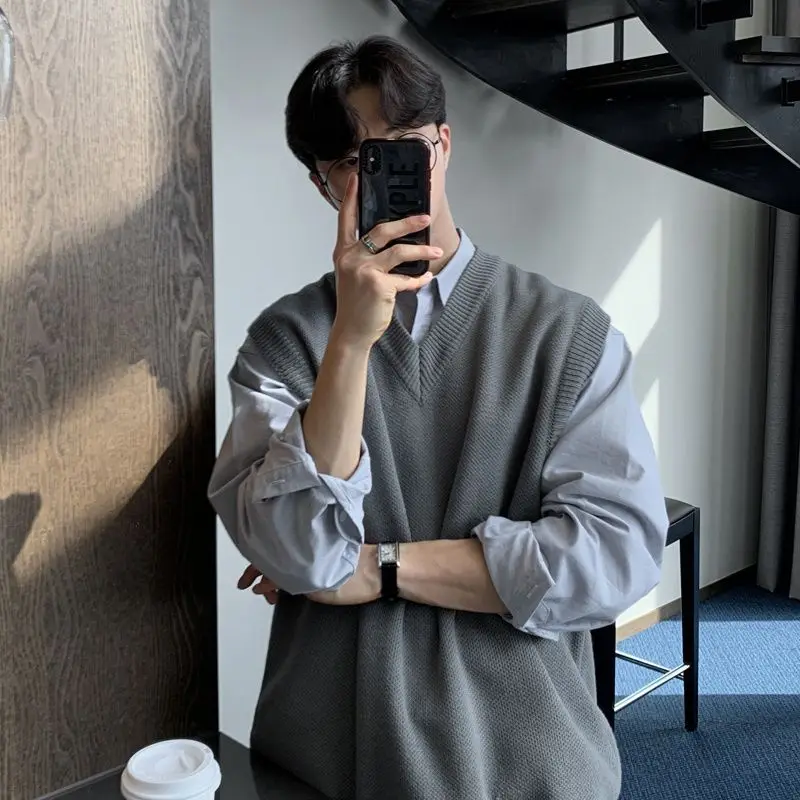 Plain Sleeveless Knitted Sweat – Winter Clothes Shop recenzja i cena