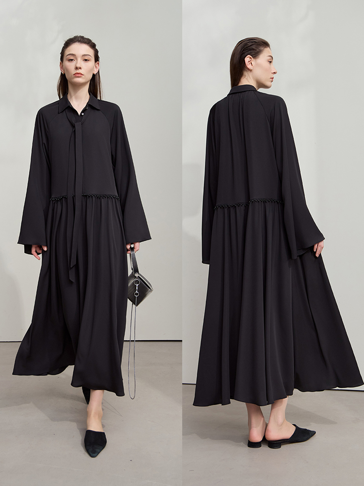 AMII Womens Dresses 2025 Autum – Winter Clothing Dress Up recenzja i cena
