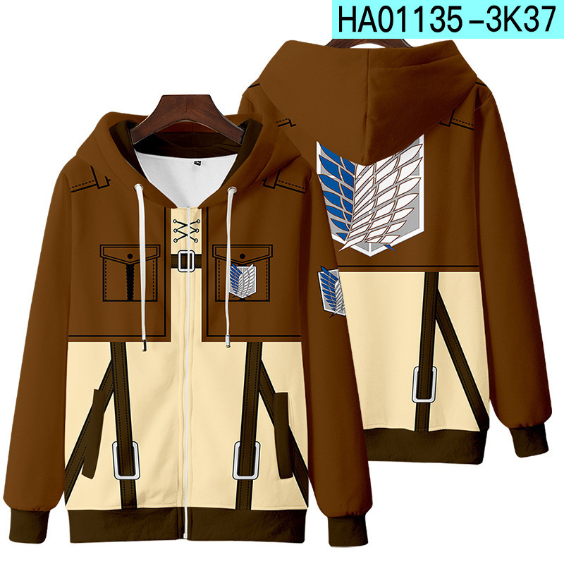 New Attack On Titan 3D Zipper  – Winter Clothes Shop recenzja i cena