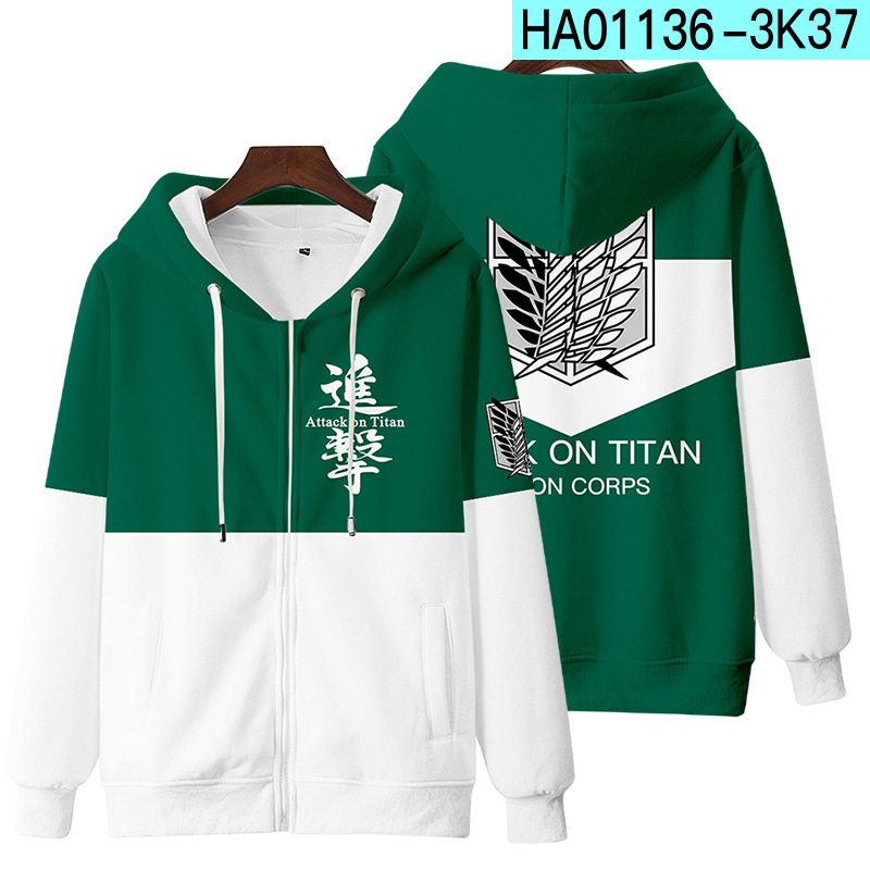New Attack On Titan 3D Zipper  – Winter Clothes Shop recenzja i cena