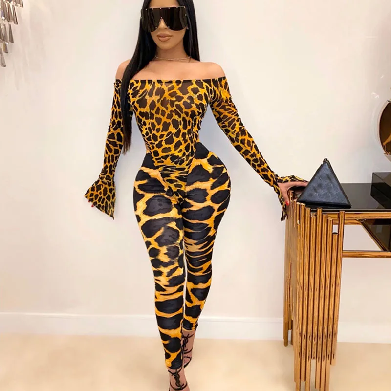 Leopard Print Two Piece Set fo – Winter Clothing Outfits recenzja i cena