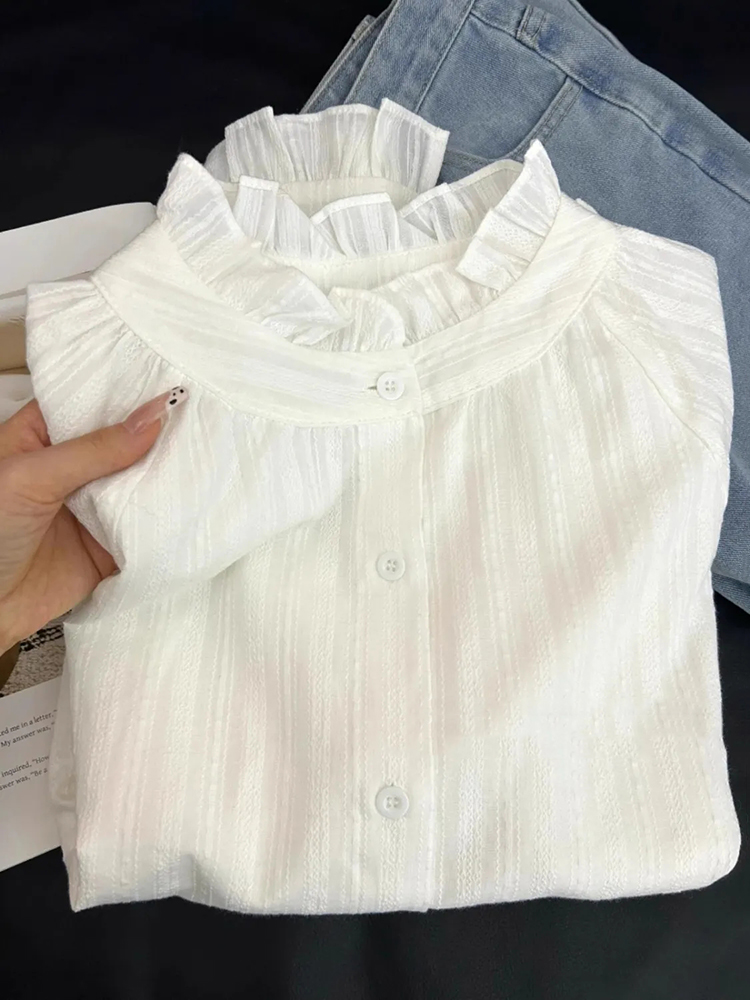 Y2K Lace Patchwork Women White – Y2K Winter Clothing recenzja i cena