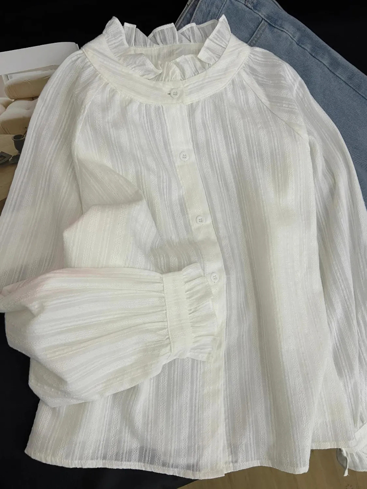 Y2K Lace Patchwork Women White – Y2K Winter Clothing recenzja i cena