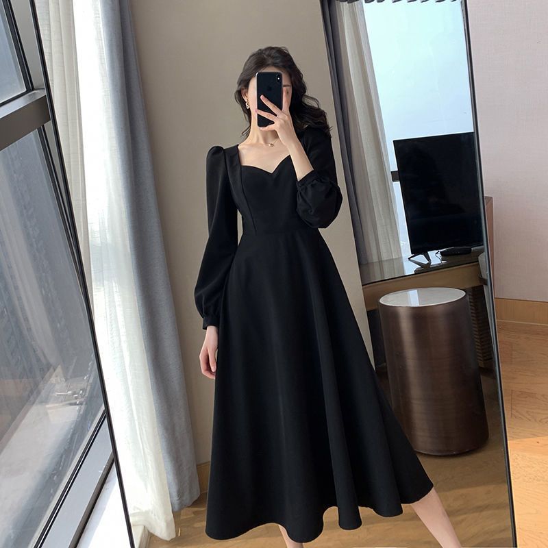 Temperament Black Midi Dress S – Winter Clothing Colors recenzja i cena