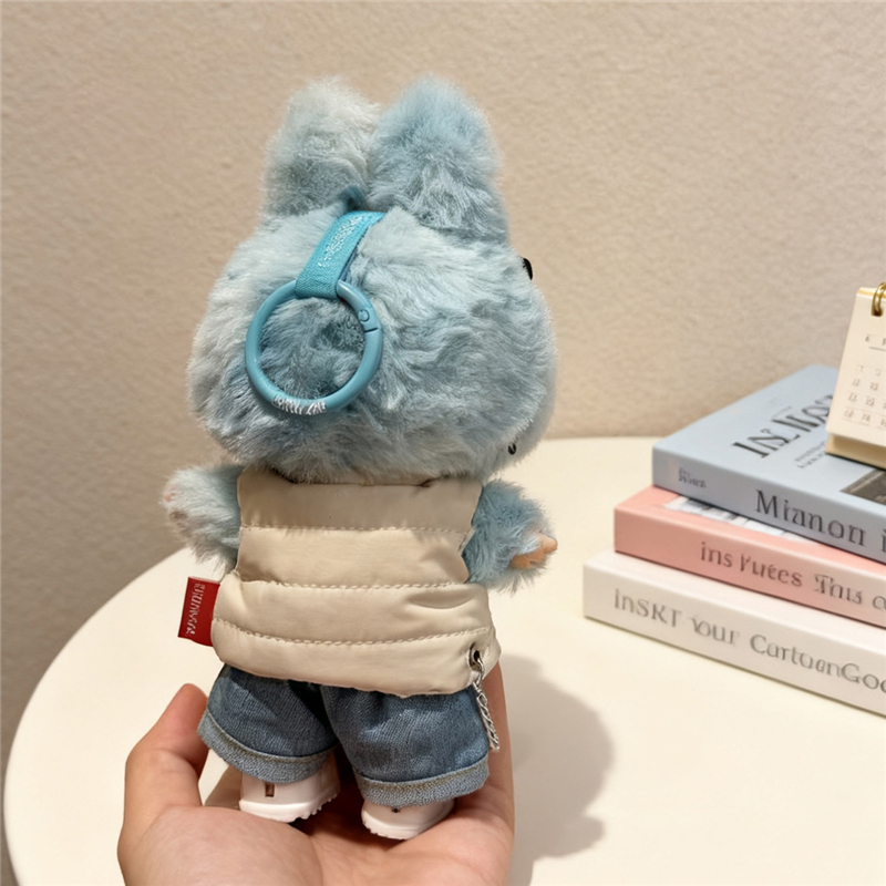 For 15 17cm Labubu Doll Solid  – Winter Clothing Outfits recenzja i cena