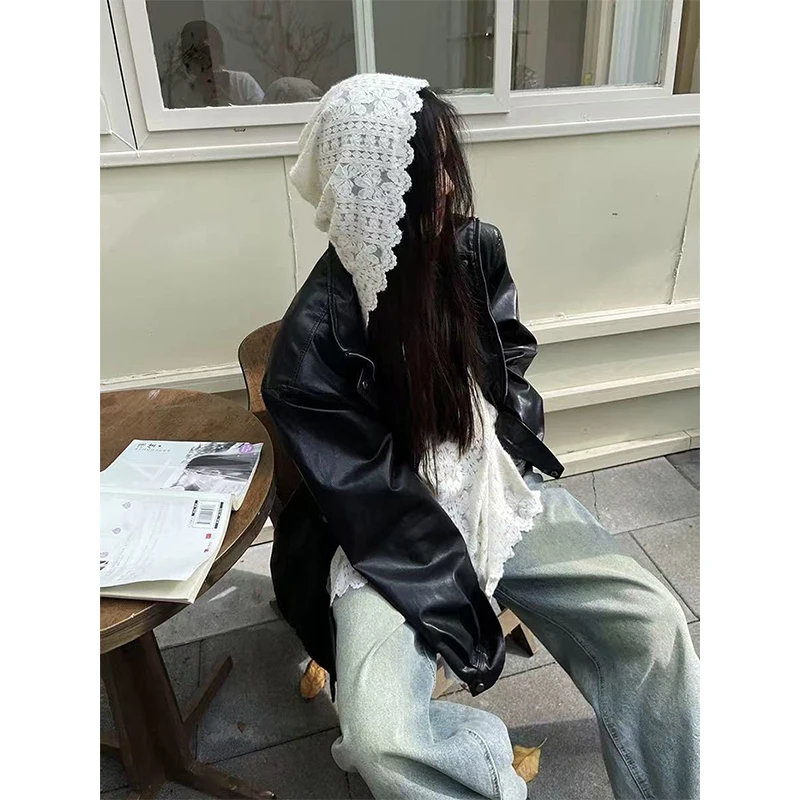 Y2K Lace Hooded Shirts Women S – Y2K Winter Clothing recenzja i cena