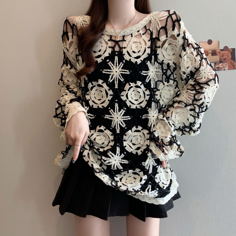 Casual Long Sleeve Pullover El – Winter Clothing Outfits recenzja i cena