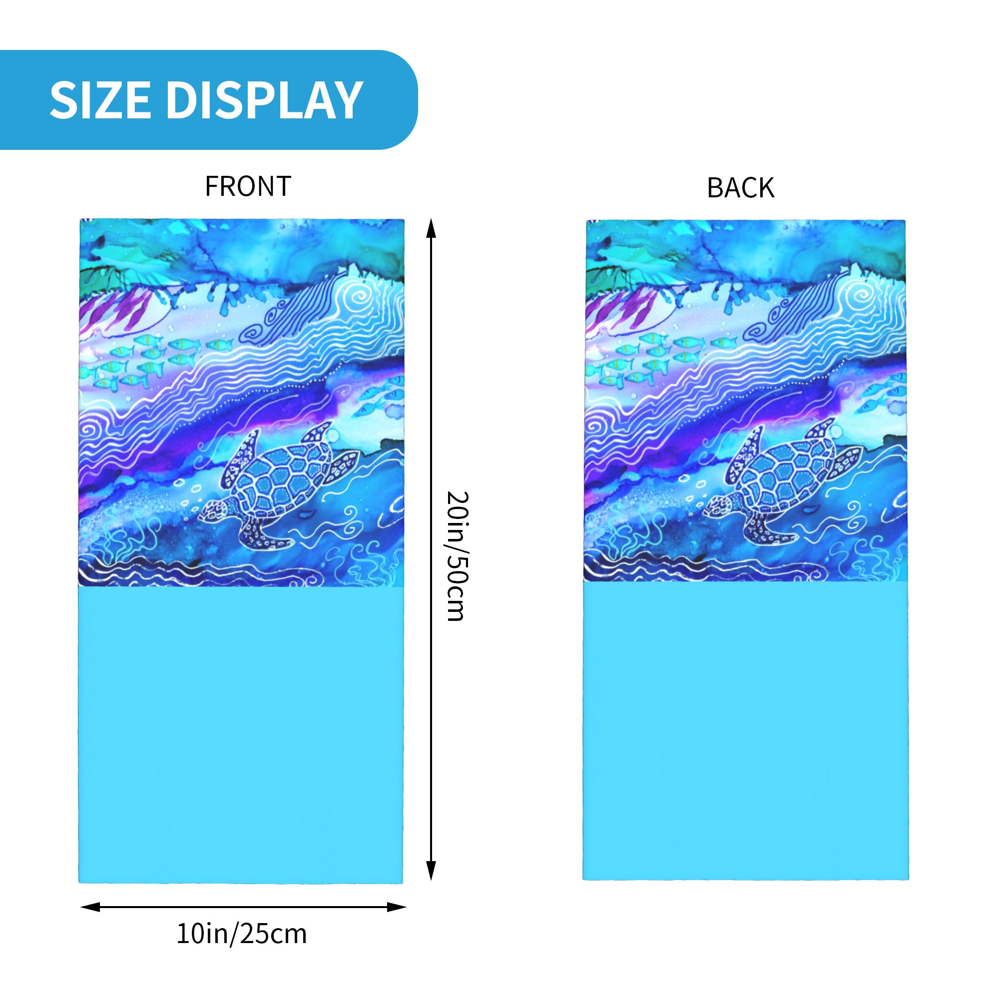 Custom Ocean Turtle Dive Winte – Neck Gaiter Fleece recenzja i cena