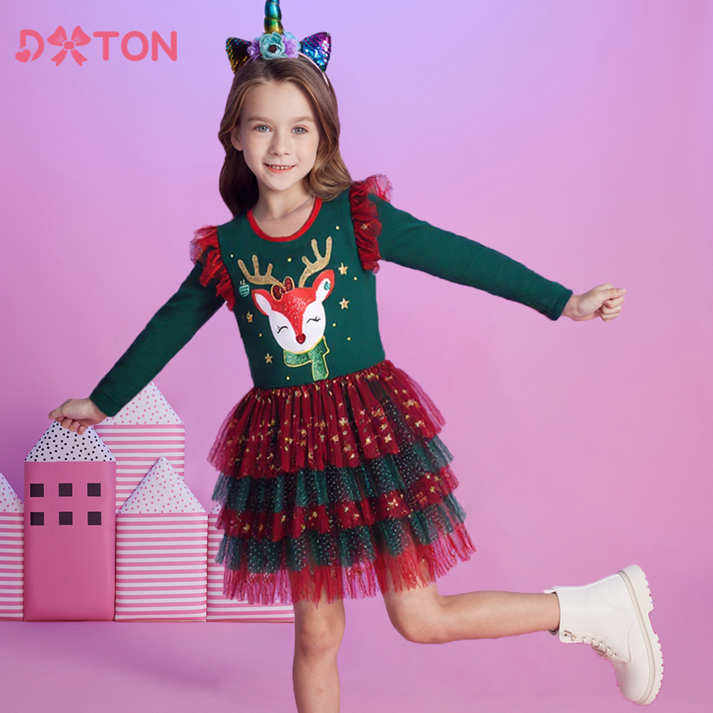 DXTON New Year Girls Dress Lay – Winter Clothing Dress Up recenzja i cena
