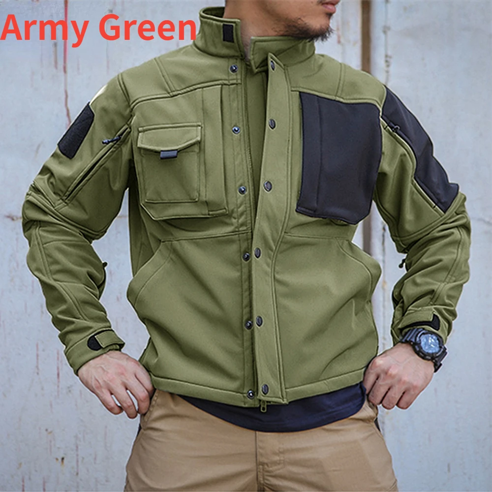 Men's Tactical Sets Winter Sha – Windproof Jacket Softshell recenzja i cena