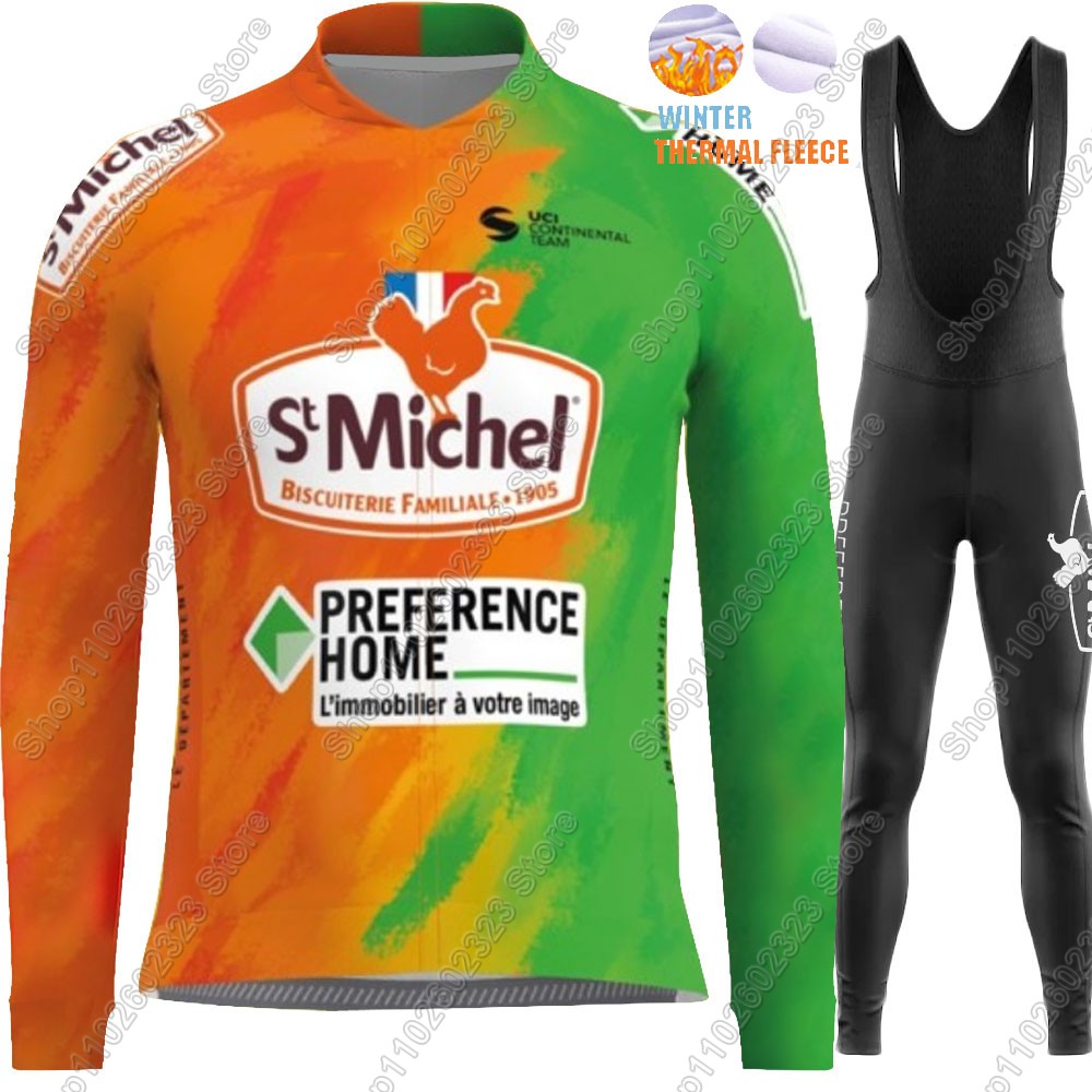 2025 St Michel Team Cycling Je – Winter Clothing Men Sale recenzja i cena