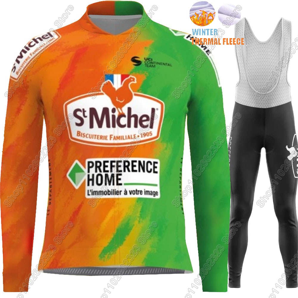 2025 St Michel Team Cycling Je – Winter Clothing Men Sale recenzja i cena