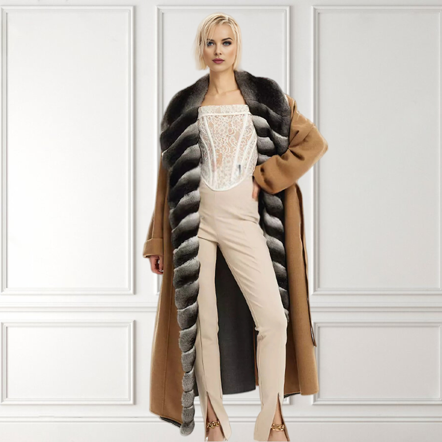 Real Fur Collar Women Standout – Winter Clothes Shop recenzja i cena