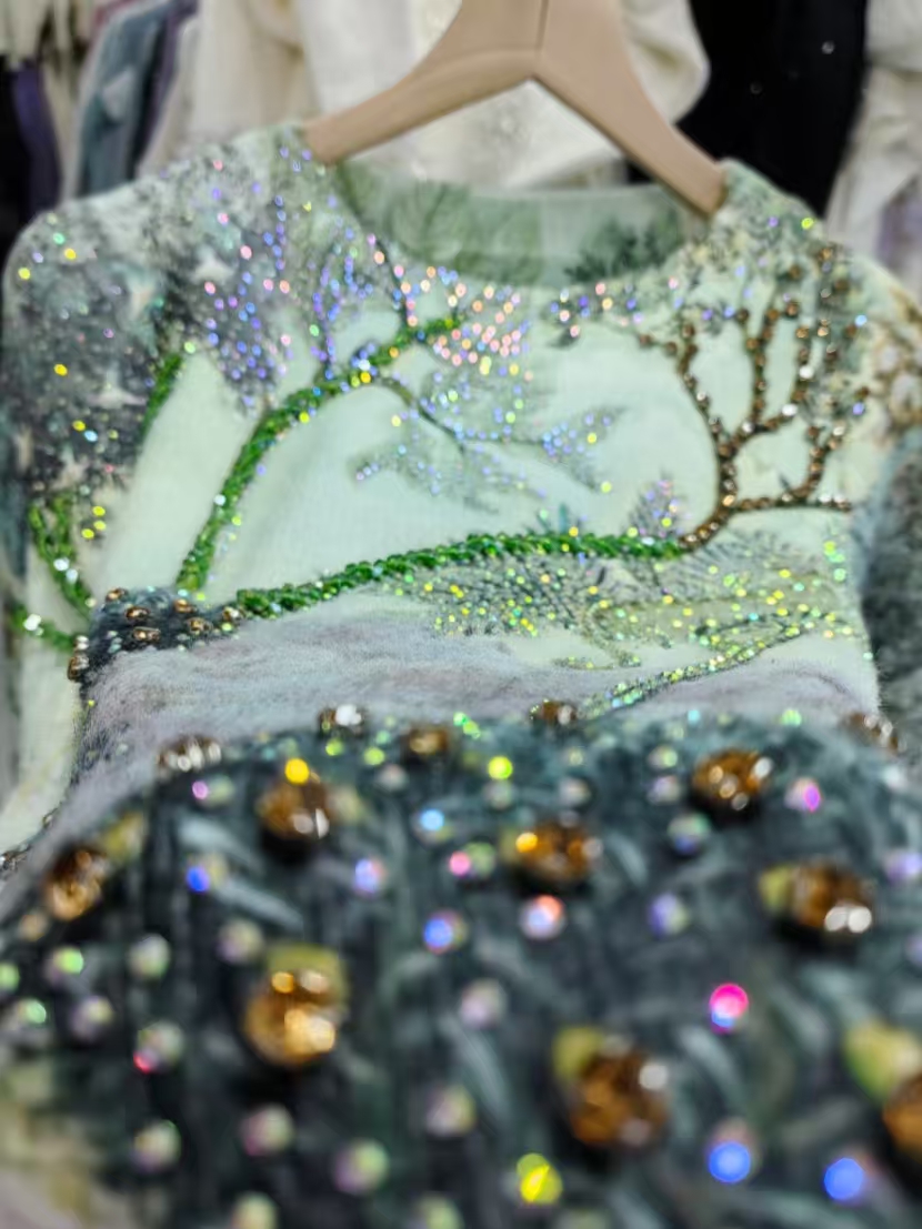 Real Photos Sparkling Crystal  – Winter Clothing Factory Outlet recenzja i cena
