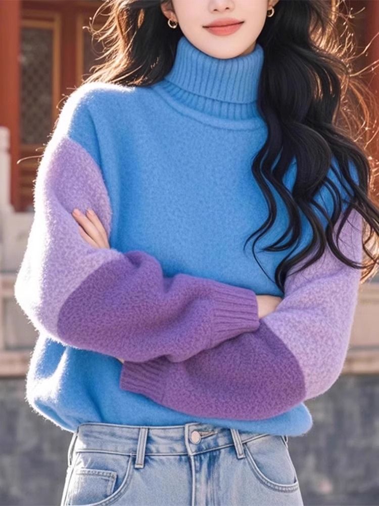 Stylish Contrasting Colors Spl – Winter Clothing Colors recenzja i cena