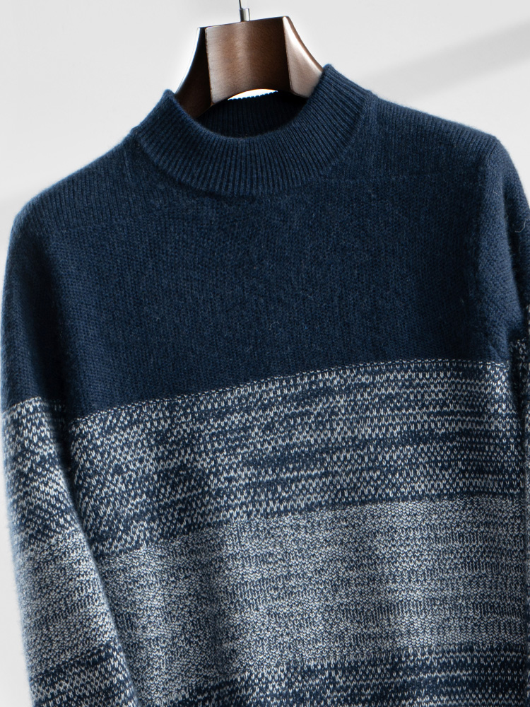 Men's 100% Cashmere Sweater Th – Winter Clothing Colors recenzja i cena
