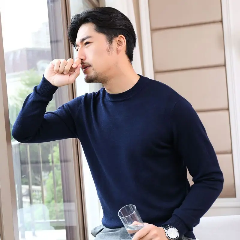 Man Clothes Pullovers Solid Co – Winter Clothing Colors recenzja i cena