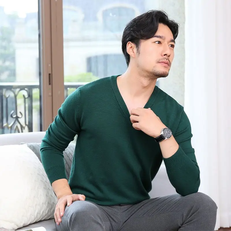 Man Clothes Pullovers Solid Co – Winter Clothing Colors recenzja i cena